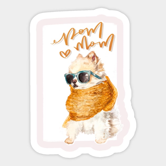 Pom Mom! Sticker by stuckyillustration